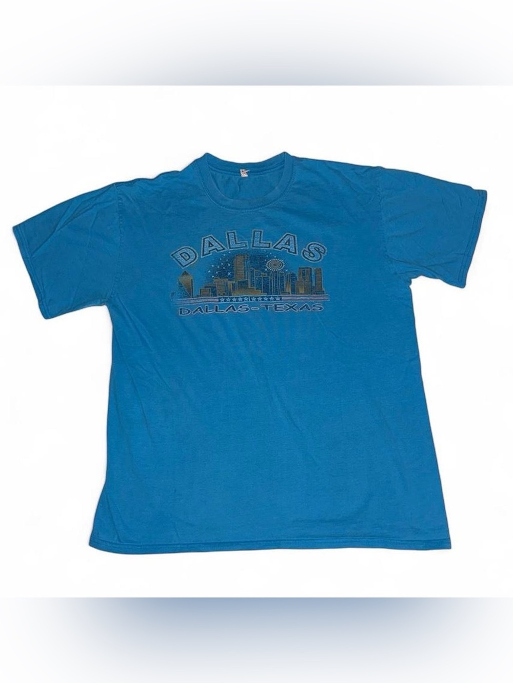 Dallas Skyline Short-Sleeve Tee - Blue